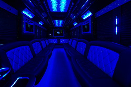 34-passenger party bus service